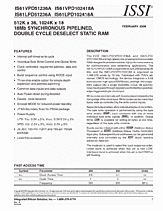 DataSheet IS61LPD102418A pdf